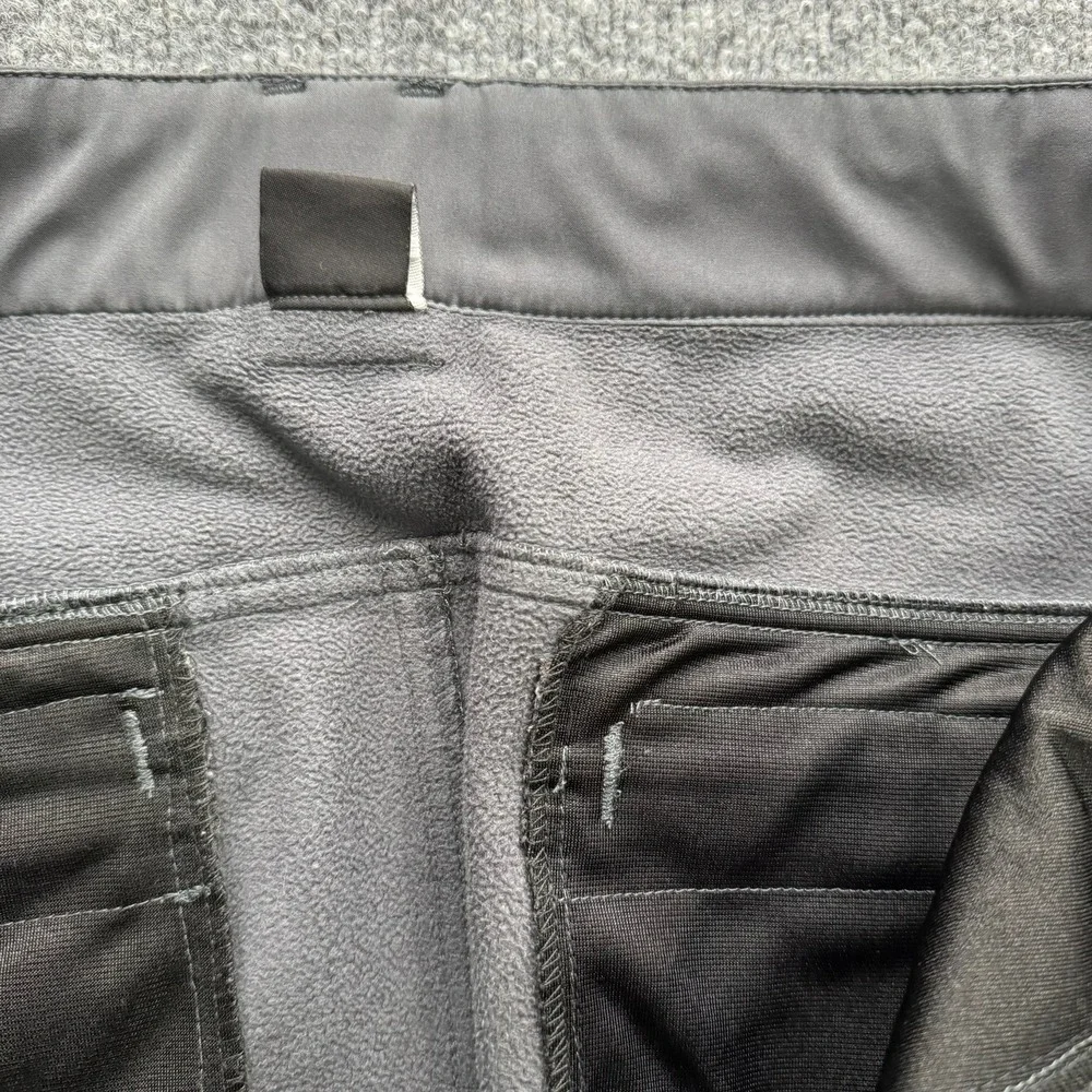 CNTRITION‎ Pants Men's 38W 30L Gray Softshell Fleece Water Resistant Hiking